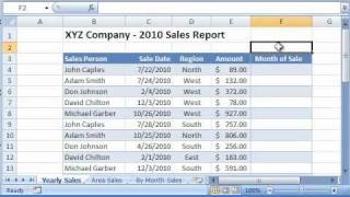 Introduction to Pivot Tables [upl. by Trutko90]