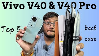 Vivo V40 and V40 pro top 5 back cases  Best back covers [upl. by Merri880]