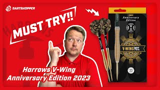 Dartshopper Media  VWing unique shape darts  Review  Harrows 50th Anniversary  A MUST HAVE [upl. by Carmela]