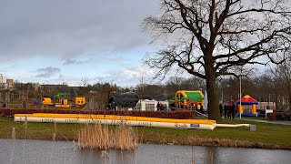 Nieuwjaarsduik Watertorenpark Hengelo 1 Januari 2024 [upl. by Alec]