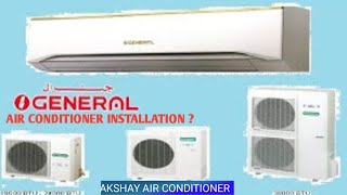 OGENERAL SPILT AC INSTALLATION👍STEP BY STEP 2024 AC FIXING IN TAMIL LANGUAGE🧑‍🔧 AC GUIDESPILT [upl. by Noraf]