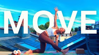 10 Minutes of Tranquility Creative Flow Yoga  Build Fluid Flowing Movement [upl. by Haroppizt]