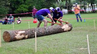 Log Rolling  2024 Southern Forestry Conclave [upl. by Rebmik]