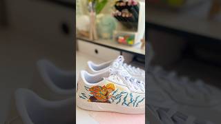 Custom 👟 artshorts trendingshorts painting craft malayalam diy anime shoepainting shorts [upl. by Oravla]