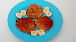 Banana oat pancakes for babies [upl. by Arin]