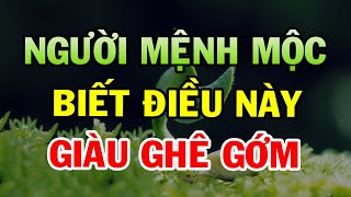 NGƯỜI MỆNH MỘC Muốn GIÀU SANG PHÚ QUÝ Phải Biết Này Vạn Sự Như Ý Tiền Bạc Ùn Ùn Kéo Đến [upl. by Gaelan494]