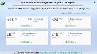 Solve the activation problem in Internet Download Manager crack IDM 2024buy window trial h expired [upl. by Boonie]