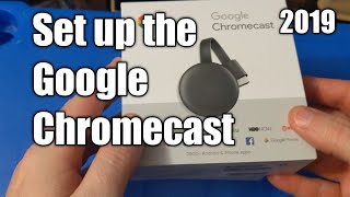 How to Set up Google Chromecast 2019 [upl. by Aidnic]