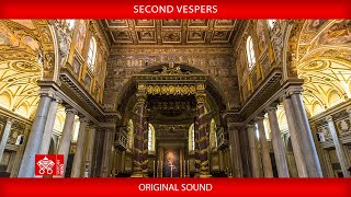 Second Vespers 5th August 2024 Pope Francis [upl. by Navonoj]