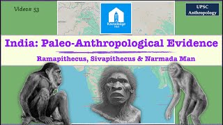 India PaleoAnthropological Evidence I Ramapithecus Sivapithecus amp Narmada Man  English [upl. by Mora442]