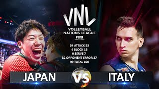 Japan vs Italy  Bronze Medal Match  Mens VNL 2023 [upl. by Jennilee]