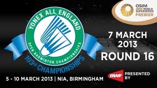 R16  MD  Liu XQiu Z vs MBoeCMogensen  2013 Yonex All England [upl. by Gershom318]