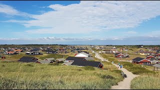 Bjerregård von oben Familienferien in den Dünen von Dänemark [upl. by Ymaj]