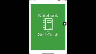 1 How to set up and use Notebook for Golf Clash [upl. by Aipmylo]