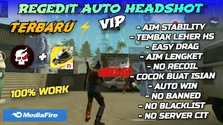 KONFIG FF ‼️ REGEDIT AUTO HEADSHOT X AIM STABILIZER TERBARU 2024 ANTI BANNED [upl. by Katine]