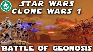 First Battle of Geonosis  Clone Wars  Star Wars Lore DOCUMENTARY [upl. by Inej]