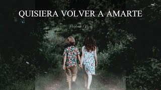 Andrés Pino  Quisiera volver a amarte VIDEO LYRIC [upl. by Liv159]