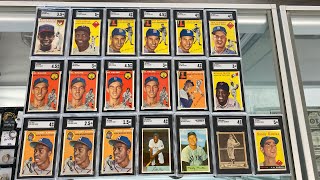 SGC Card Grading Results Unboxing Vintage Baseball Mickey Mantle Willie Mays Hank Aaron [upl. by Ettenwahs]