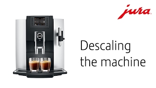 JURA E8 2015  Descaling the machine [upl. by Britton]