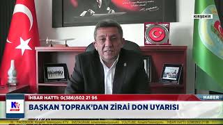 BAŞKAN TOPRAK’DAN ZİRAİ DON UYARISI [upl. by Orian]