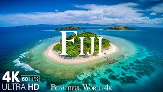 Fiji 4K  Discovering the Pristine Beauty and Serenity of Fijis Islands and Seas  Relaxing Music [upl. by Wehtam]