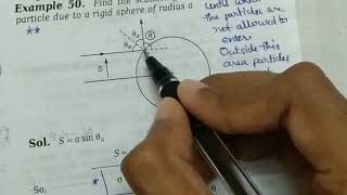 Classical Mechanics P16  Scattering crosssection  Rigid sphere  NNN [upl. by Atsejam]