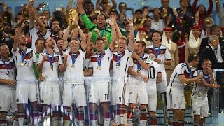 WM 2014 Deutschland ist Weltmeister  Siegerehrung Deutschland  Argeninien 10 [upl. by Areik239]