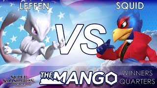 The Mango  TSM  Leffen Mewtwo VS Squid Falco  SSBM Top 64 Winners Quarters [upl. by Sacrod628]