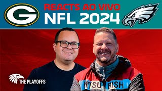 EAGLES X PACKERS REACT  pré e pósjogo da NFL no Brasil [upl. by Caras]