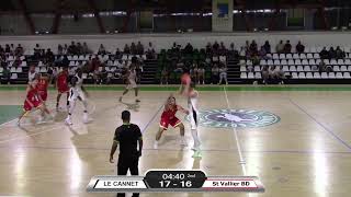 Le Cannet Basket VS St Vallier Basket Drome NM2 20242025 [upl. by Annirac]