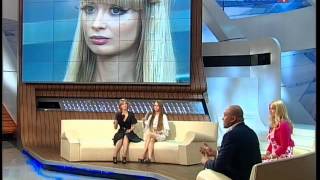 Valeria Lukyanova Amatue talk show on beauty Barbie doll [upl. by Ynneg]