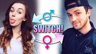 GENDER SWITCH What Would We Look Like 👦🏻🔄👩🏻 FaceApp [upl. by Launce]