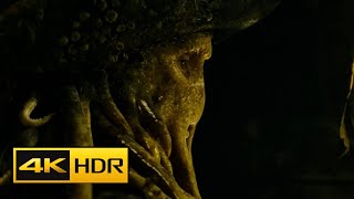 Davy Jones and Calypso scene 4k HDR  Pirates of the Caribbean At Worlds End 2006 [upl. by Theresita446]