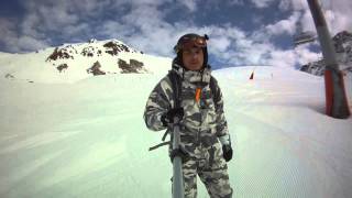 Head Snowblades go tactical with Vholdr HD 1080p [upl. by Barboza]