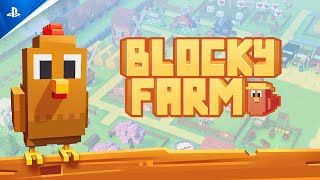 Blocky Farm  Launch Trailer  PS5 amp PS4 Games [upl. by Harvard]