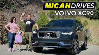 2023 Volvo XC90  3Row SUV Family Review [upl. by Hcaz783]