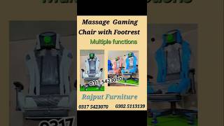 Massage GAMING CHAIR officechair gamingchair gamingtable gamingsetup computerchair furniture [upl. by Oca]