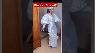 Grooms Kiss wedding love fashion viralvideo viralshorts [upl. by Mcmaster]