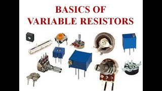 Variable Resistor  Types of variable resistor what are potentiometer trimmer amp wirewound resistor [upl. by Nylacaj251]