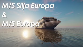 MS Silja Europa amp MS Europa  Minecraft [upl. by Dorita]