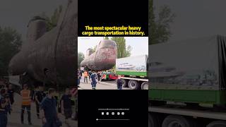 The most spectacular heavy cargo transportation in history shortvideo knowledge [upl. by Luapleahcim96]