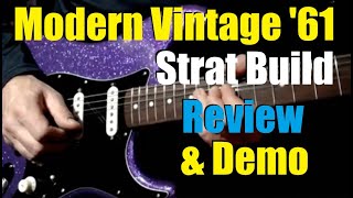 Fender Vintage Spec 60s Partscaster Build  Review amp Demo  Pure Vintage 61 Strat Set [upl. by Leeke]