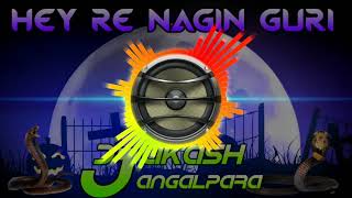 Hey Re Nagin Guri Super Bass Remix By Dj Akash Jangalpara Shivtala  DjAkashClubCom [upl. by Rabbi]