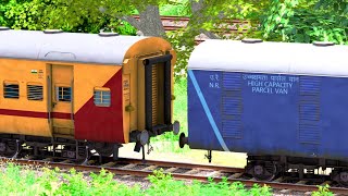 ICF PARCEL VAN COUPLING ICF UTKRISHT COACH  BUMPY RAILROAD Train Simulator  Railworks  NTG GAMING [upl. by Idurt]