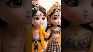 rab sa jab maga bas tujhe magaCute 🌹❤️ baby Radha Krishna 🥰😚 best coupal ❤️ in the world sorts [upl. by Electra370]