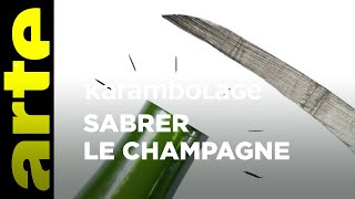 Sabrer le champagne  Karambolage  ARTE [upl. by Akined819]