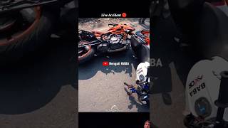 LIVE ACCIDENT KTM DUKE KHATM HOGYA 😭😭😭 sad duke [upl. by Lally436]