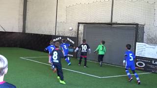 Futsal  gardien de foot Thomas Castiglioni 8 ans le 13 01 2018 [upl. by Rebeh]