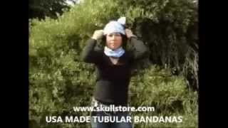 How To Use a Motley Tube Tubuar Bandana Buff Neck Gaiter [upl. by Suivatnod924]