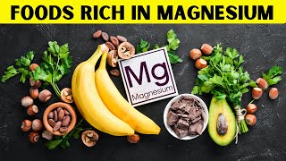 Top 7 High Magnesium Foods  Optimize Your Health With These Magnesium Rich Foods Magnesium Foods [upl. by Assilen182]